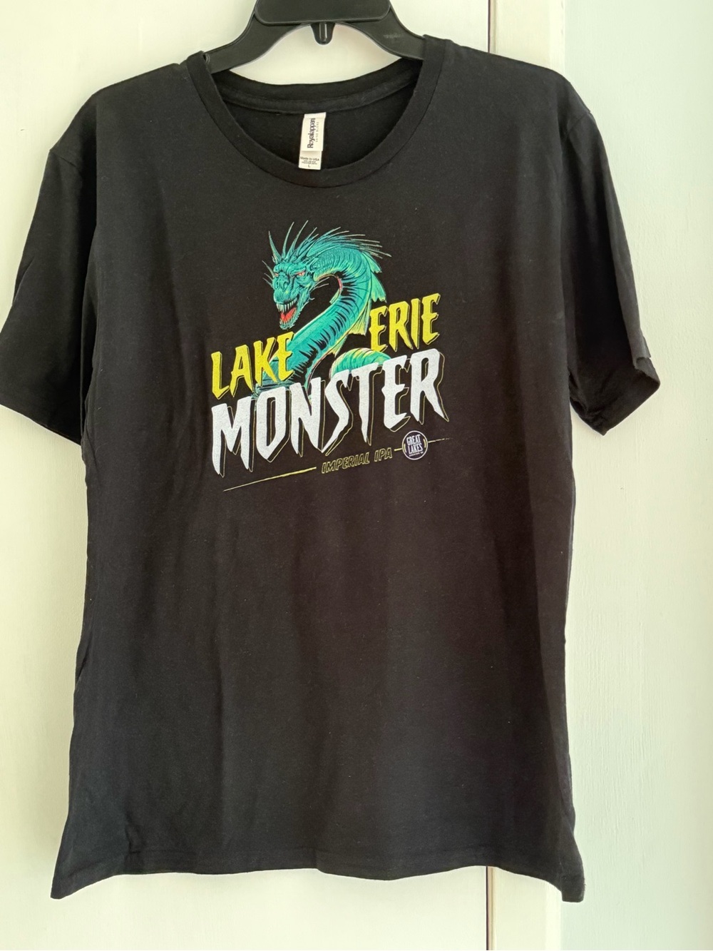 Lake Erie Monster Great Lakes Brewing Tee - Black